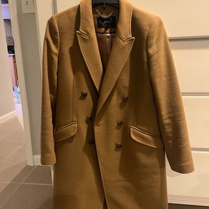 Jcrew camel colored pea coat